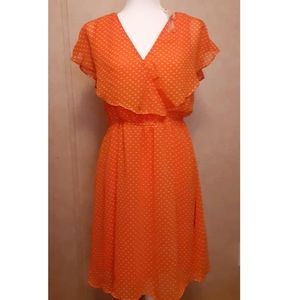 Ya Los Angeles Orange Dress